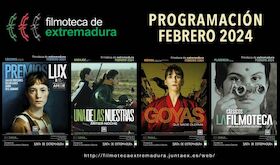 En febrero la Filmoteca de Extremadura programa seis ciclos de cine en sus cuatro sedes