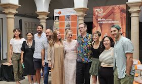 Joaqun Reyes Sara Escudero y Angeles Martn protagonizan La Paz en el Festival de Mrida