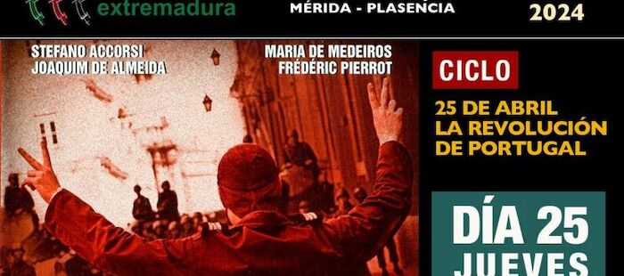 La Filmoteca de Extremadura conmemora el 50º aniversario de la Revolución de los Claveles