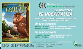 Filmoteca de Extremadura llevar el cine a plantas pediatra de los hospitales extremeos