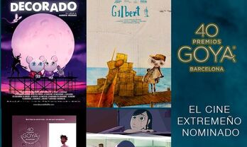 Tres cortos y un largometraje de animacin de productoras extremeas en los Premios Goya