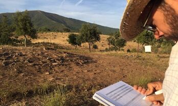 La nueva excavacin del plan Pradocastao en Hernn Prez trabaja sobre Dolmen de la Majadilla