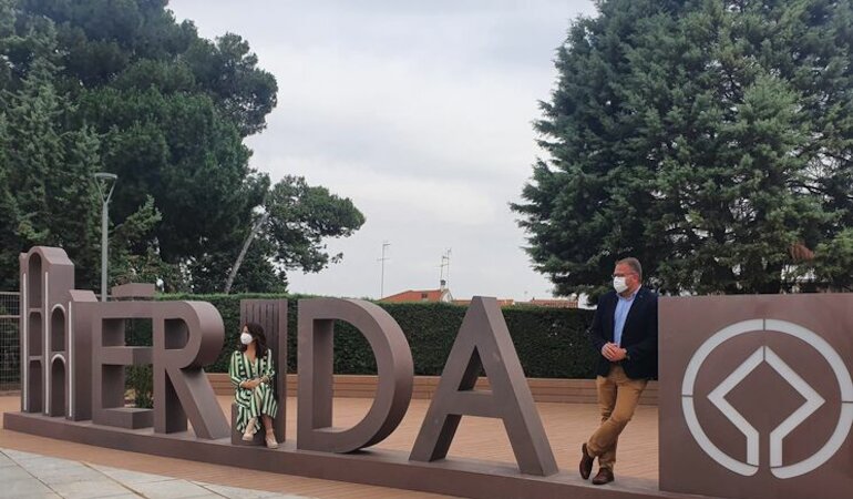Inaugurada la nueva Plaza Margarita Xirgu en Mrida como espacio de recepcin de turistas