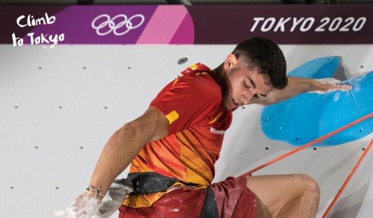 El extremeo Alberto Gins gana Medalla de Oro en la escalada en Tokio 2020 y dice sentirse en una nube