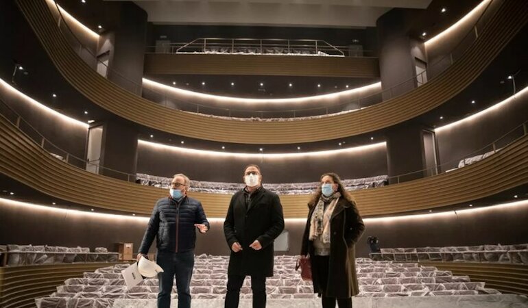 El Teatro Mara Luisa de Mrida se ultima con habilitacin de acceso por Torre Albarrana