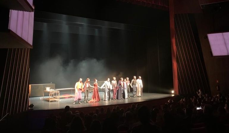 Exito rotundo de Tito Andrnico una coproduccin Festival de Mrida en los Teatros del Canal de Madrid